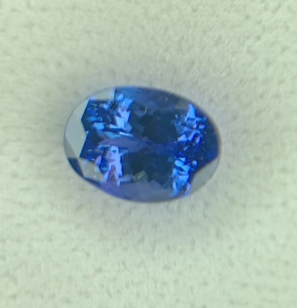 GIA Oval Cut Modified Brilliant Loose Tanzanite 5.11 Carats