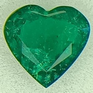 GIA 6.10 ct. Loose Natural Heart Cut Emerald