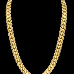 Men's 22" 12.0 mm Miami Cuban Link Necklace in 14K Yellow Gold